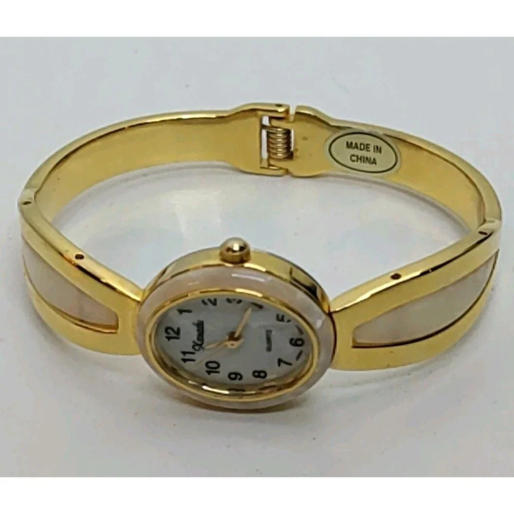 Xanadu Quartz Womens Wrist Watch W/MOP Bessel & Bracelet Trim
